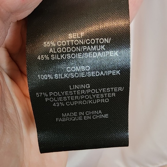 TIBI striped organza midi skirt, shell color, size 6, like new! - Picture 5 of 7